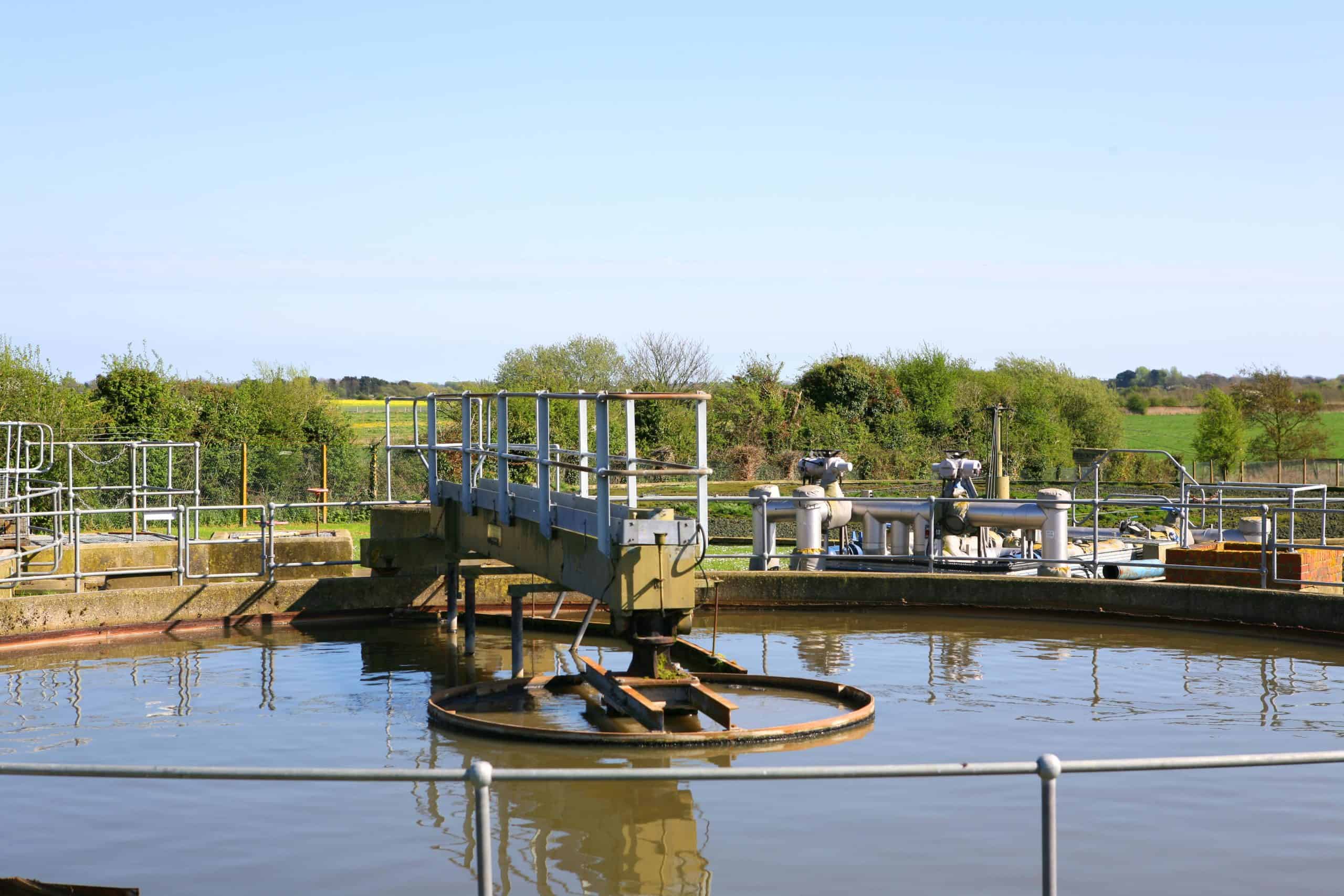 An old sewage treatment plant in England using BCP655